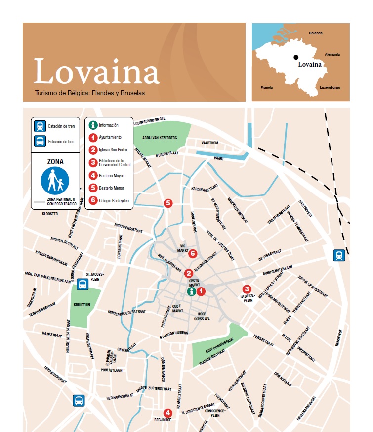 Mapa Lovaina (digital)