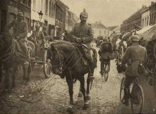 German troops in Antwerp