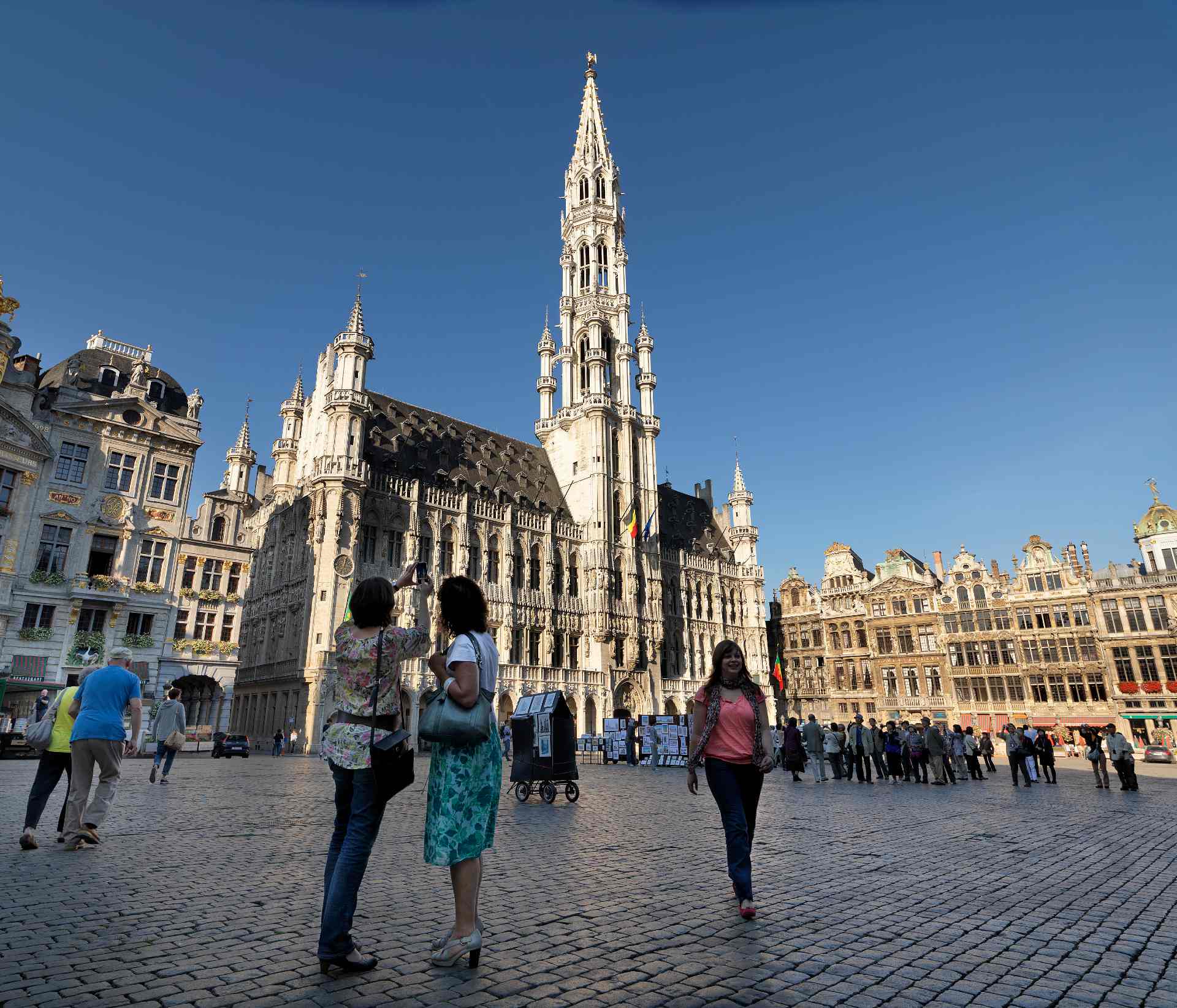 city hall at grand place Brussels