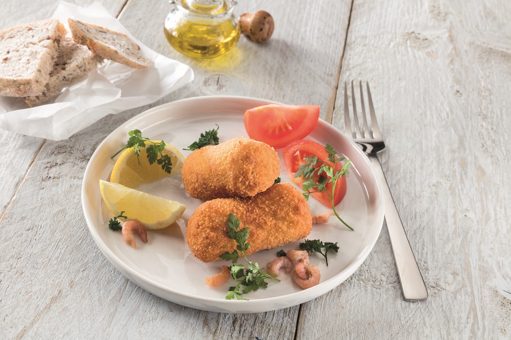 Een lekker bordje garnaalkroketten met verse, handgepelde Noordzee garnalen