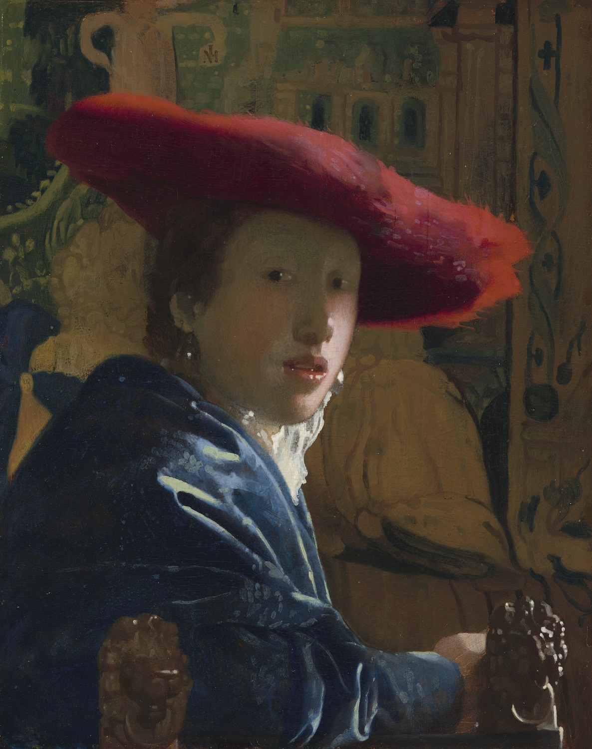 Turning Heads - Gilr with the red hat Vermeer - (c) Washington Gallery of Art - KMSKA