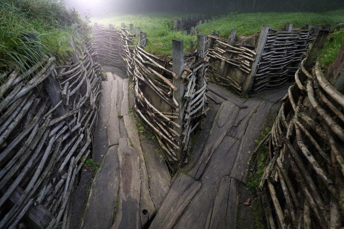 Bayernwald Wijtschate trenches