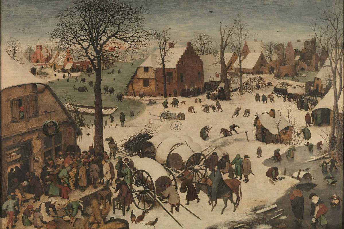 Pieter I Bruegel - De volkstelling te Bethlehem ©Royal Museums of Fine Arts Belgium, Brussels photo J. Geleyns - Ro scan